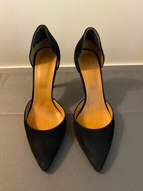IRO D’Orsay Black Suede Heels 8.5/9